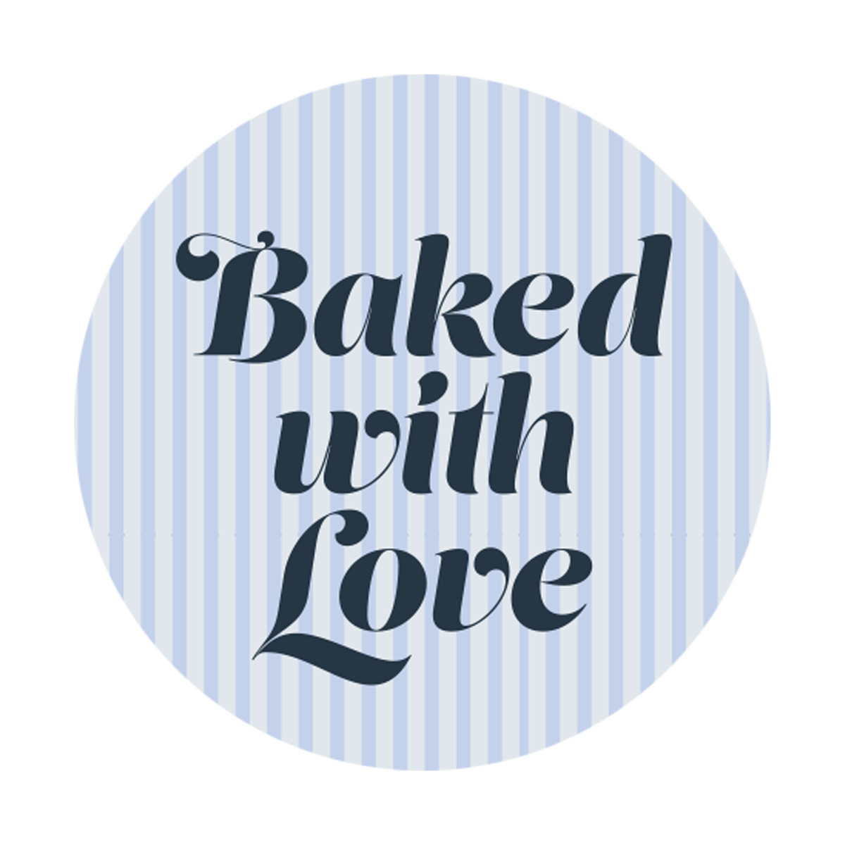 Blue Striped - 1.5in.