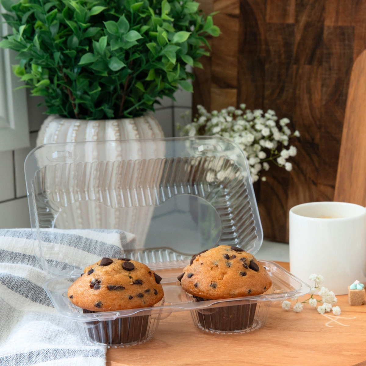 2 Cupcakes - 8.9 x 5.4 x 3.5in.