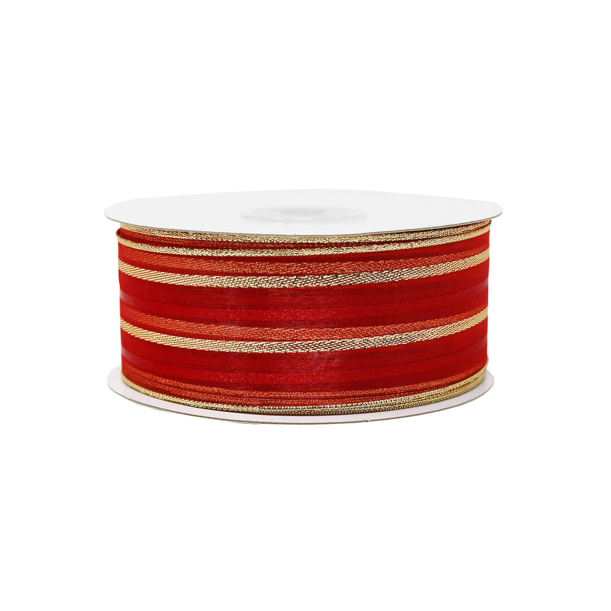 Red/Met. Gold - 1.5in x 25yd