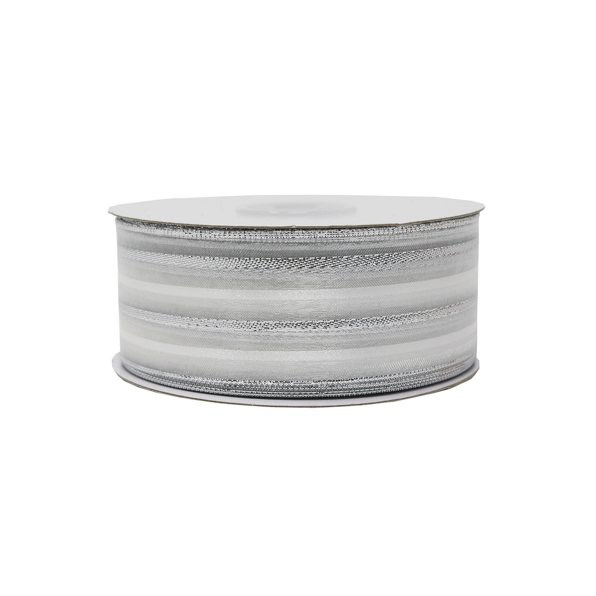 White/Met. Silver - 1.5in x 25yd
