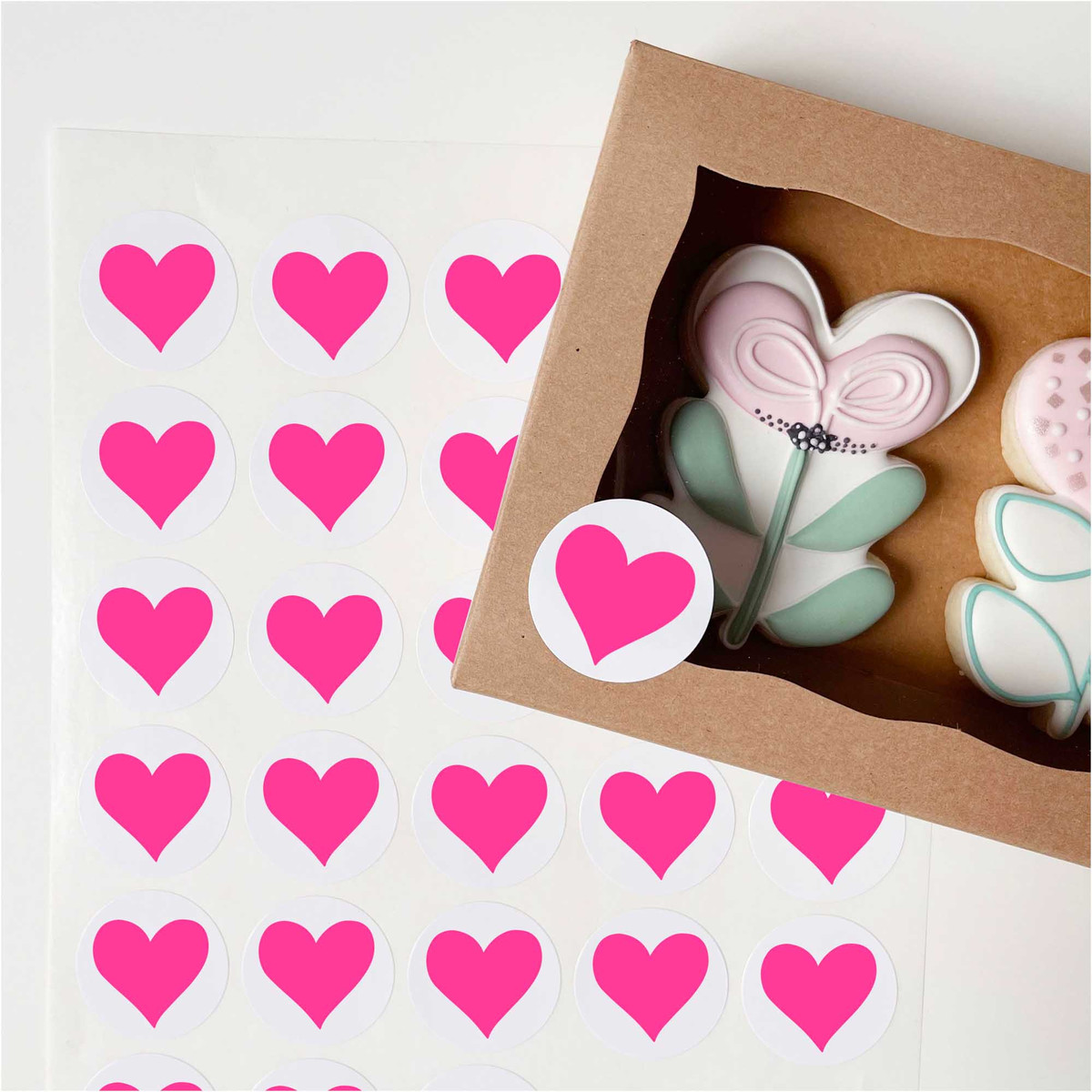 Pink Heart - 1.5in.
