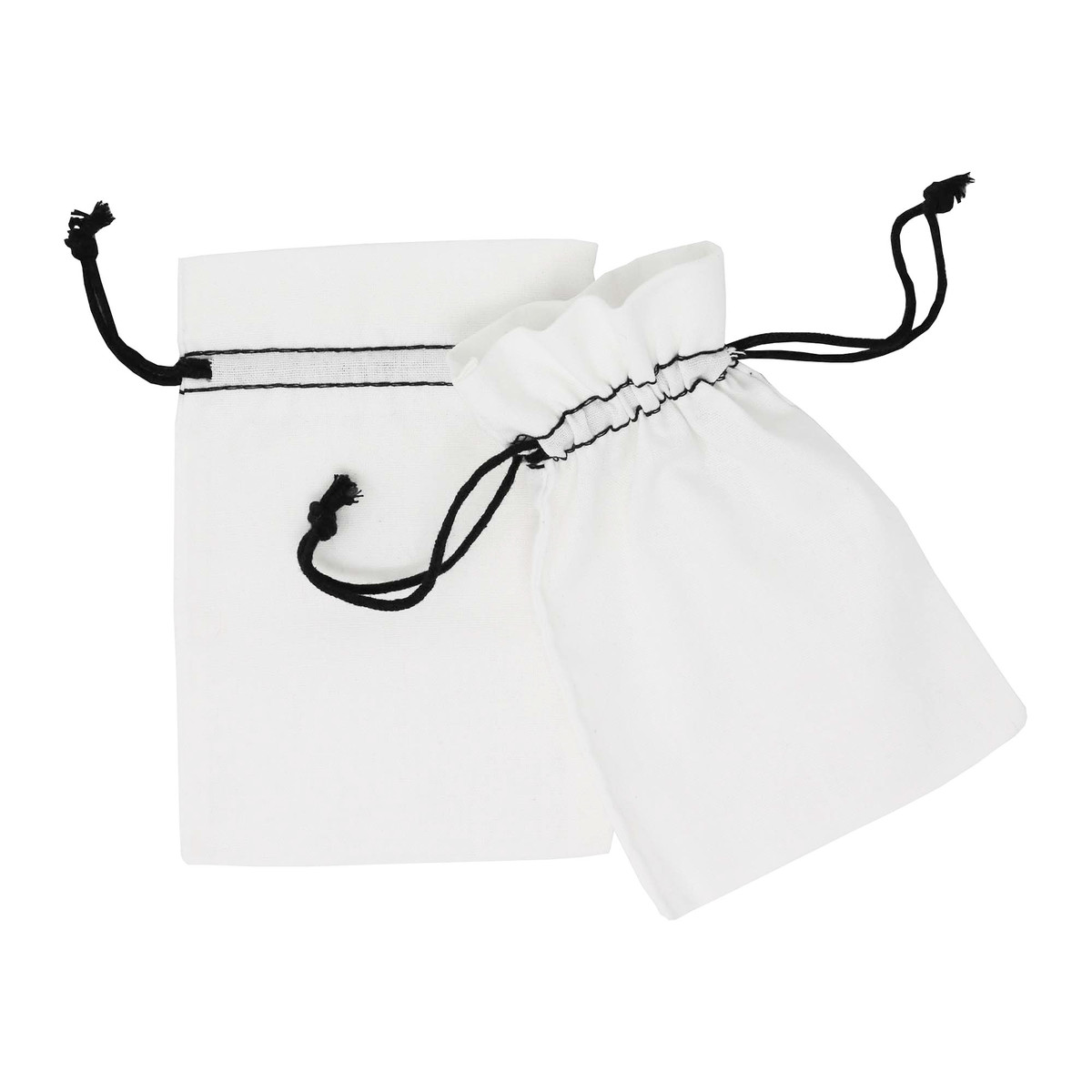 Image des sacs en coton blanc