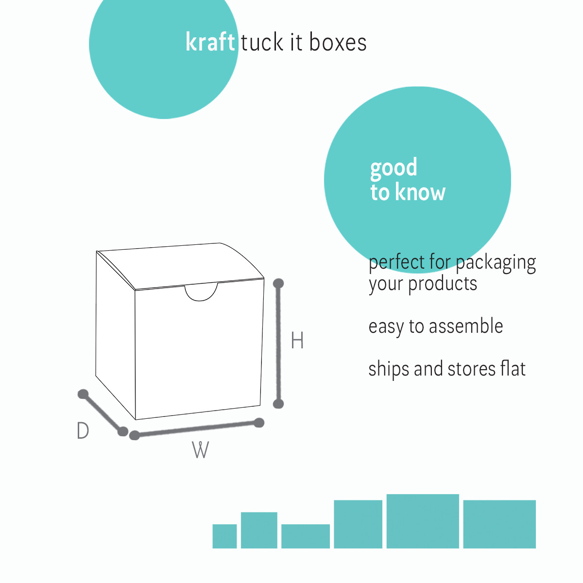Image of Kraft Tuck-It Boxes