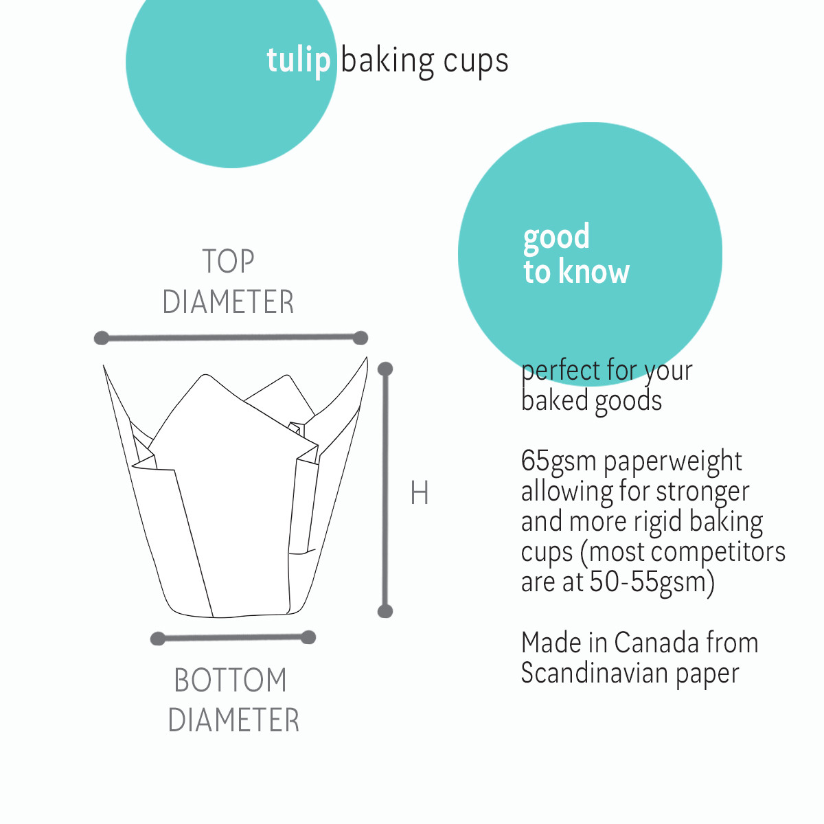 Image of Tulip Baking Cups