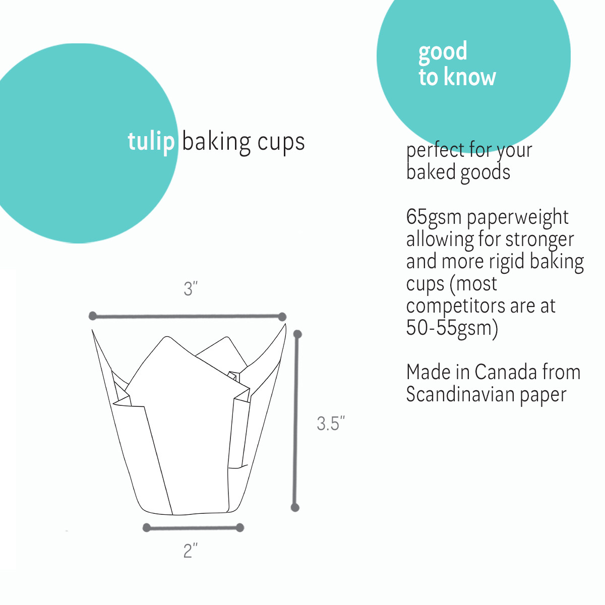 Kraft - 3in Diameter