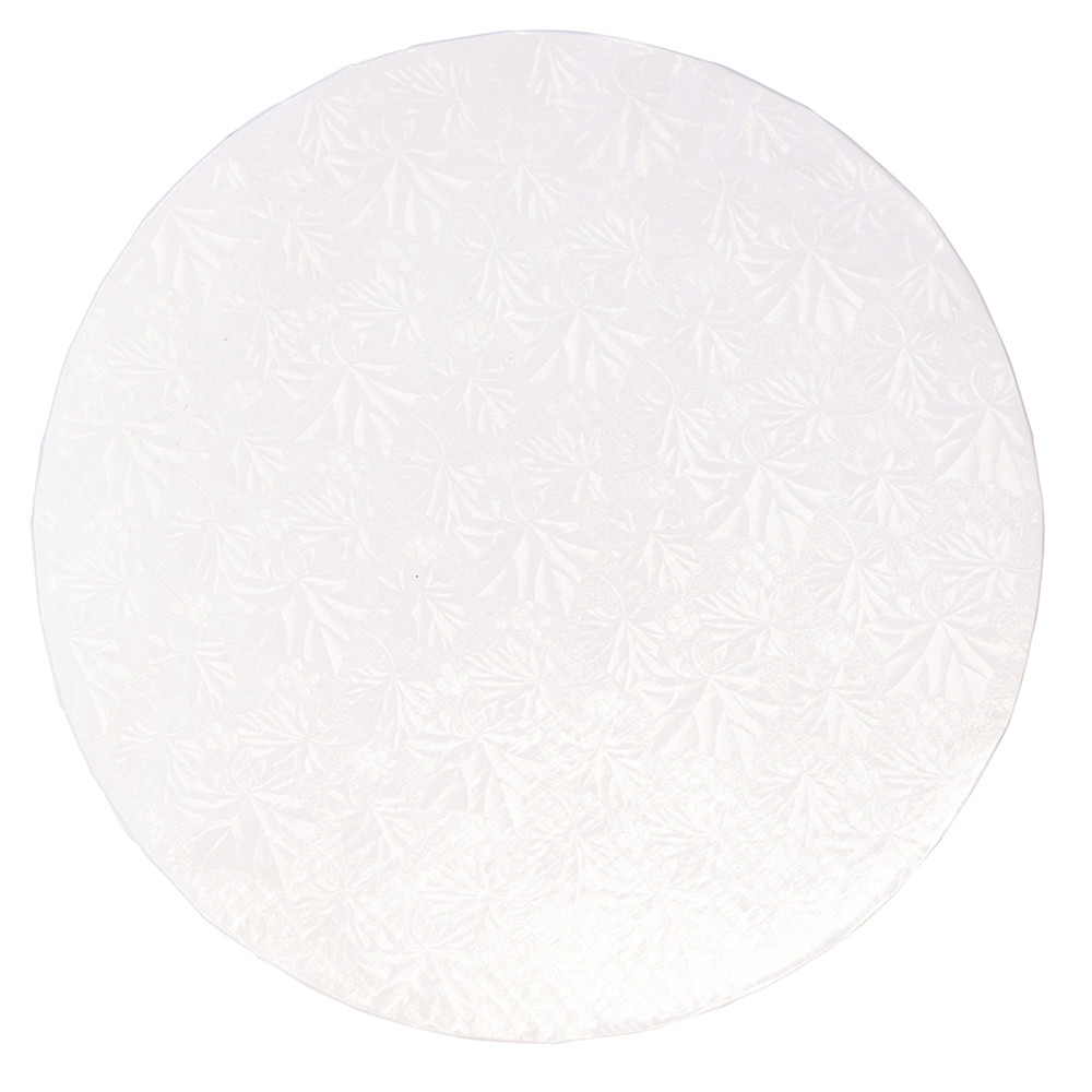 14in - White Embossed