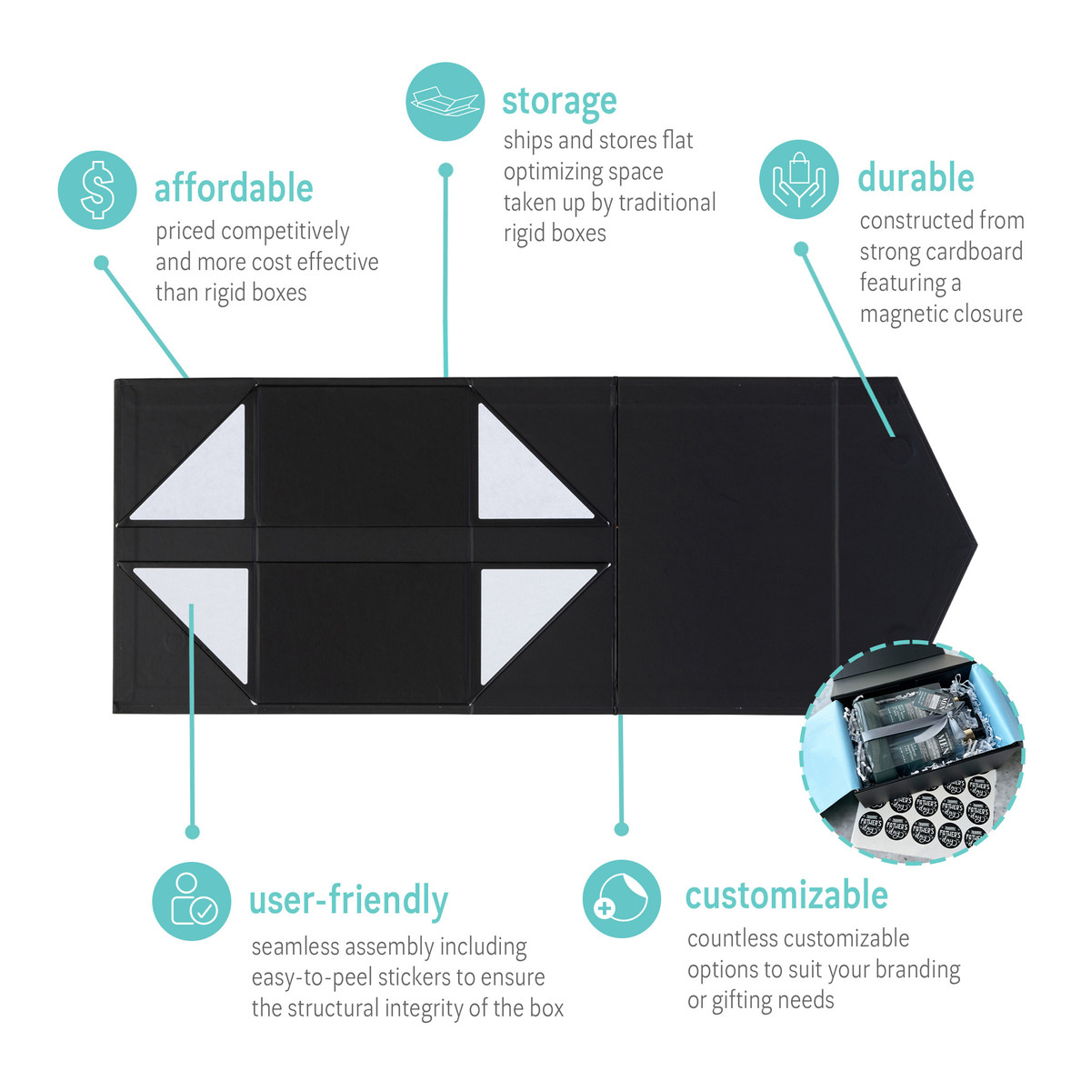 Image of Black Magnetic Boxes