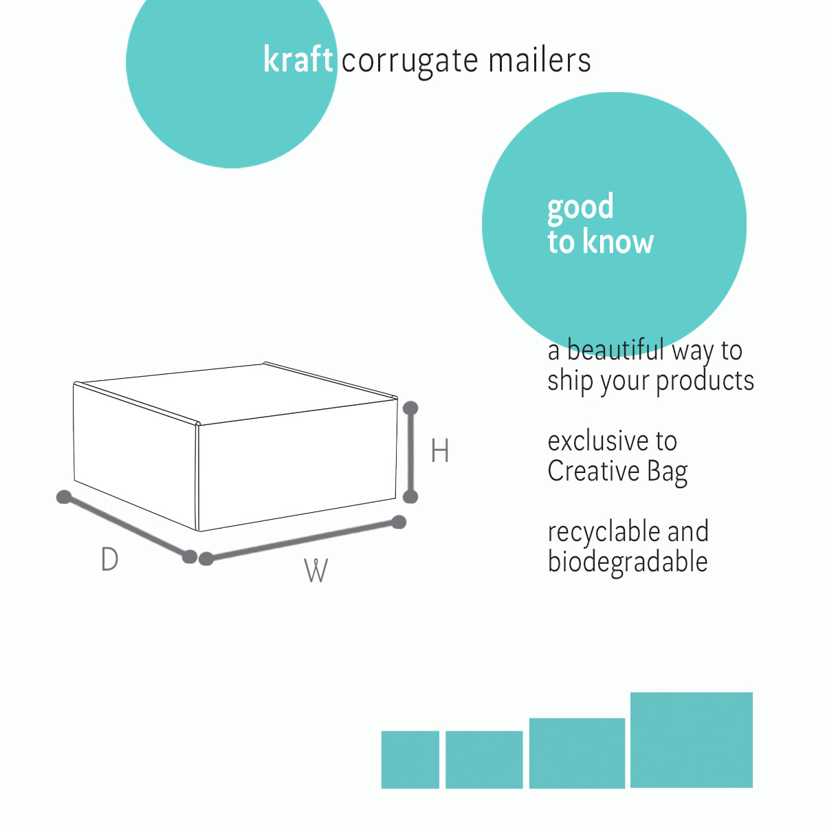 Image of Kraft Corrugate Mailers