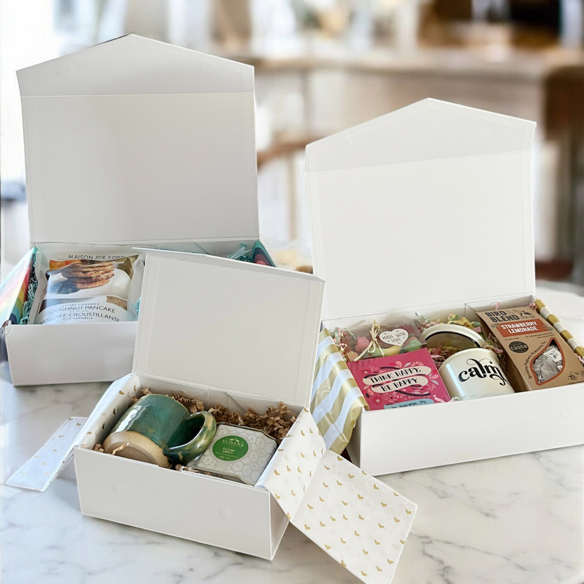 Image of White Magnetic Boxes