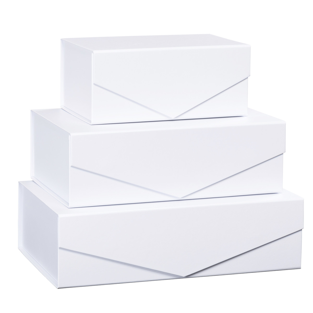 Image des boîtes magnétiques blanches