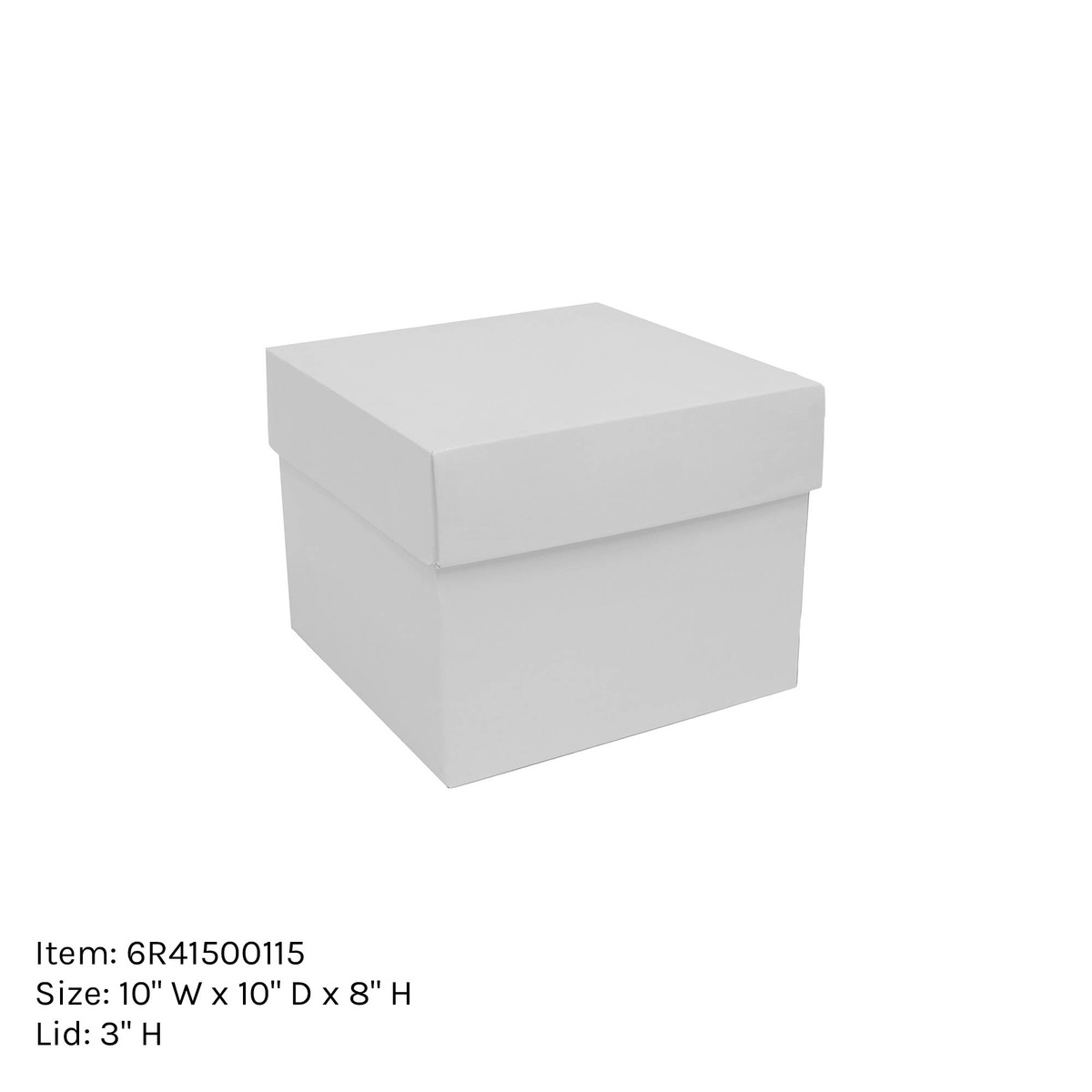 10 x 10 x 8in.