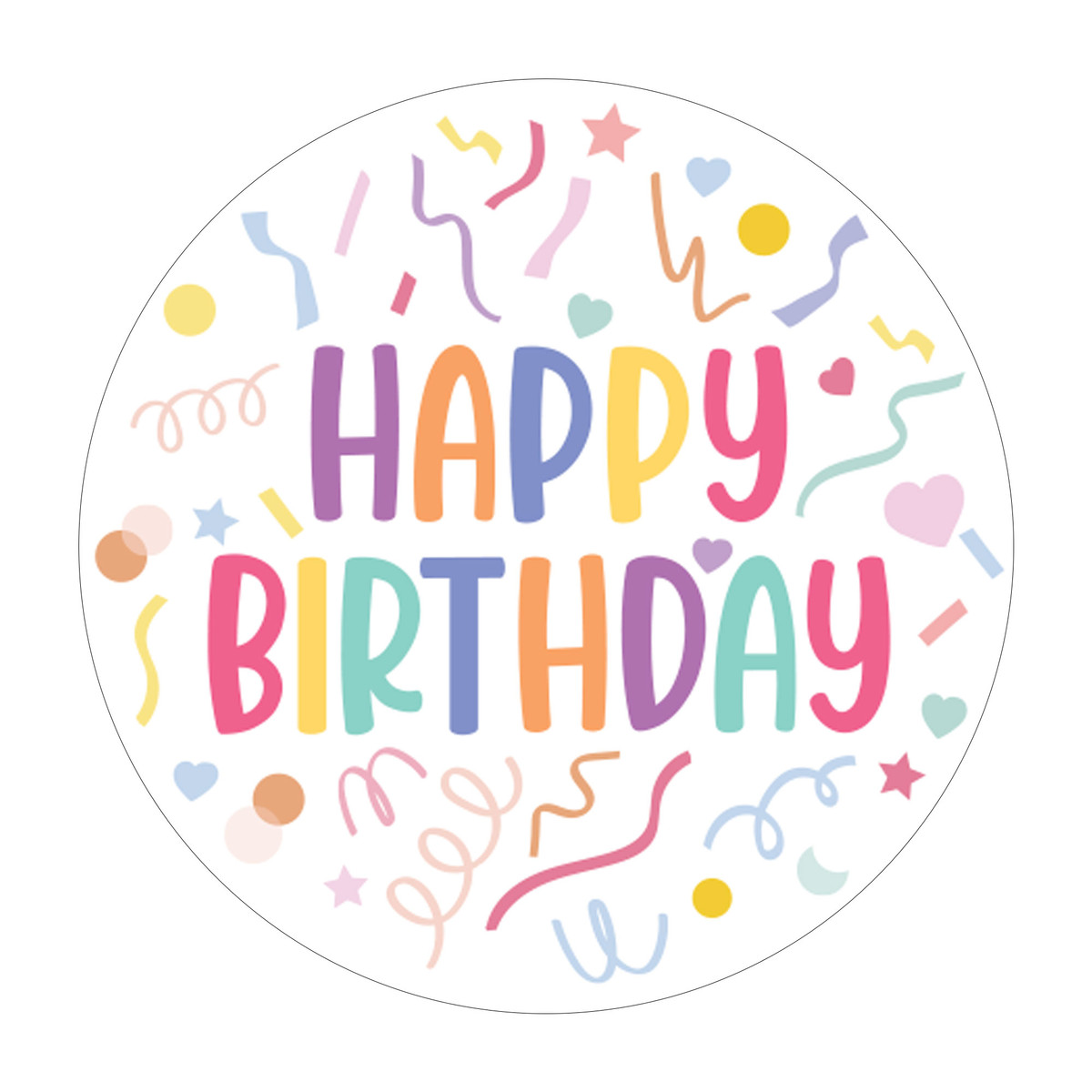 Pink Confetti - 1.5in.