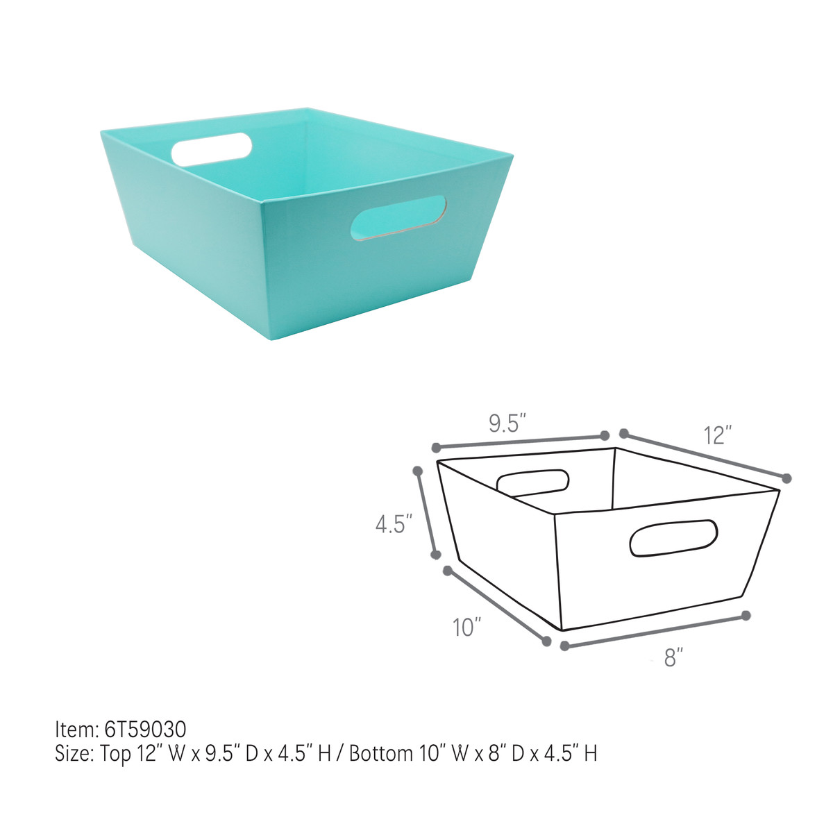 Large - 12 x 9.5 x 4.5in.