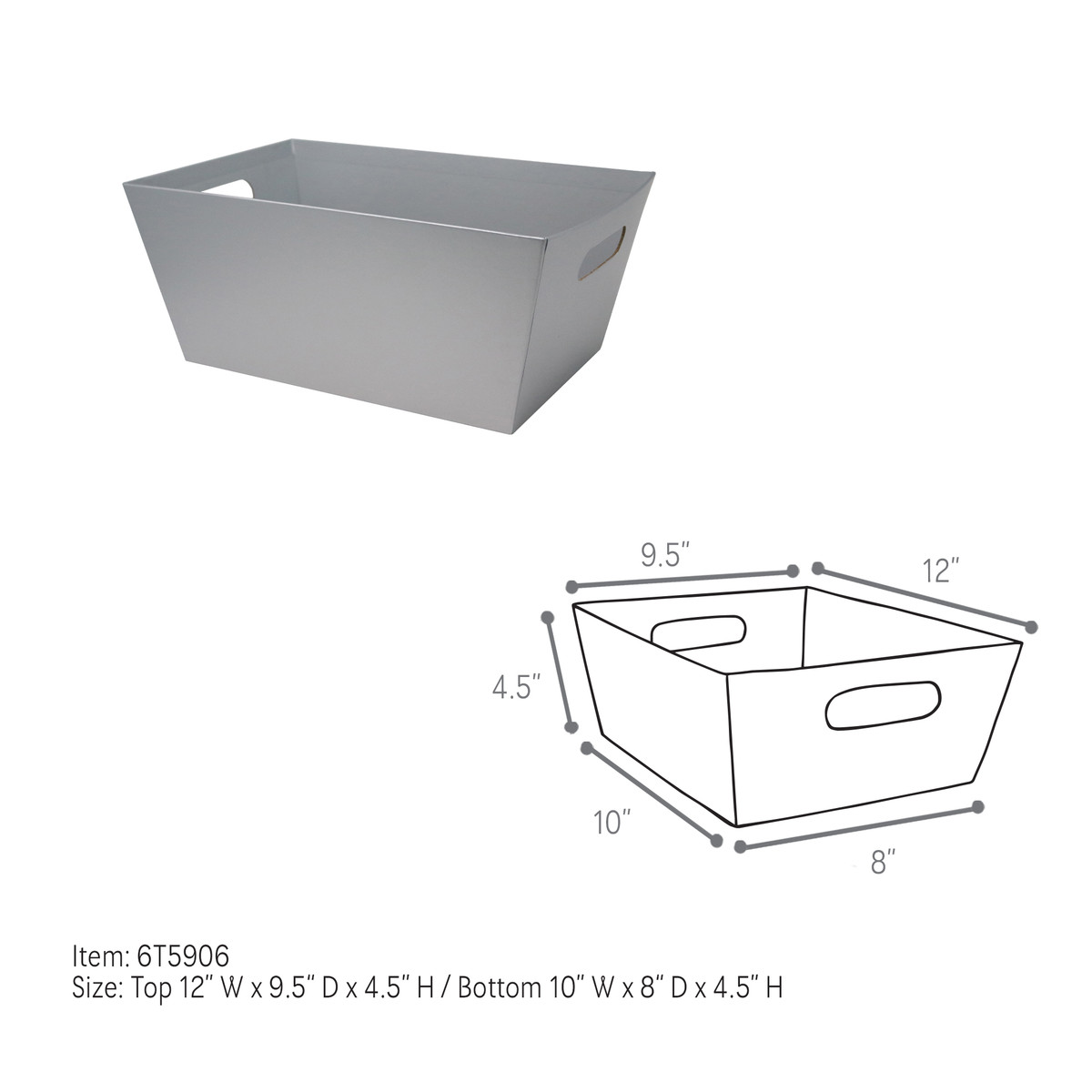Large - 12 x 9.5 x 4.5in.