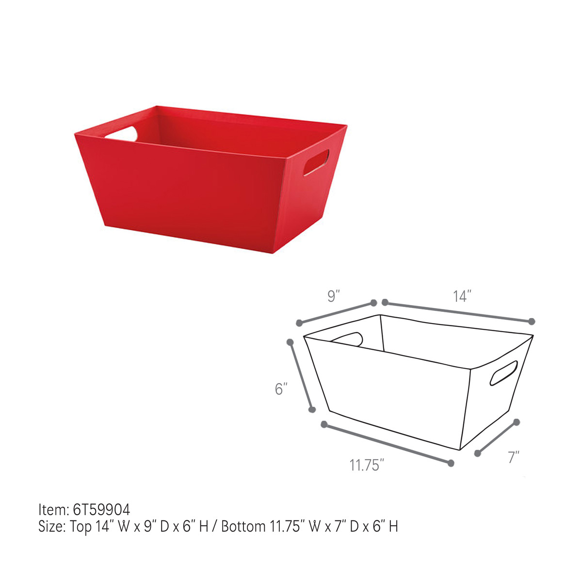 XLarge - 14 x 9 x 6in.