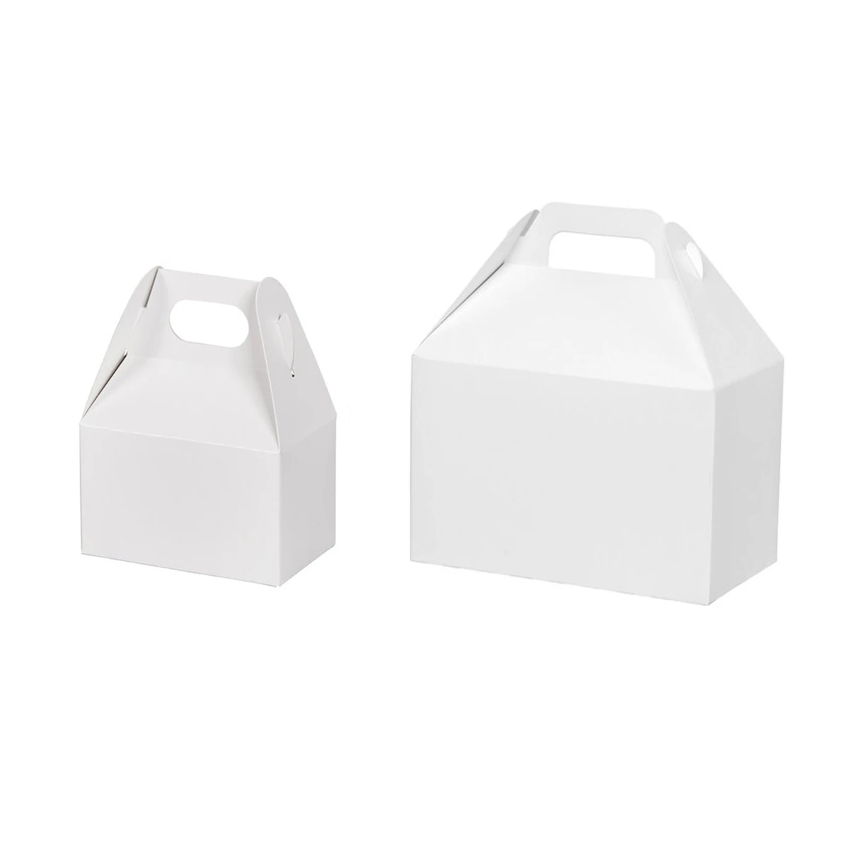 Image of White Gloss Gable Boxes