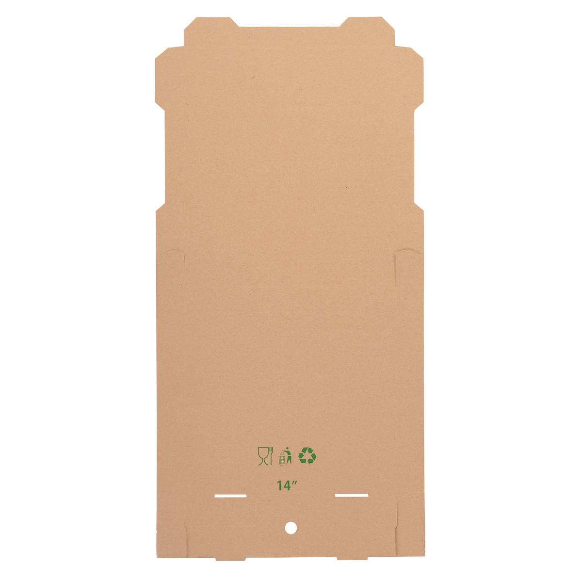 14 x 14 x 2in. - Kraft