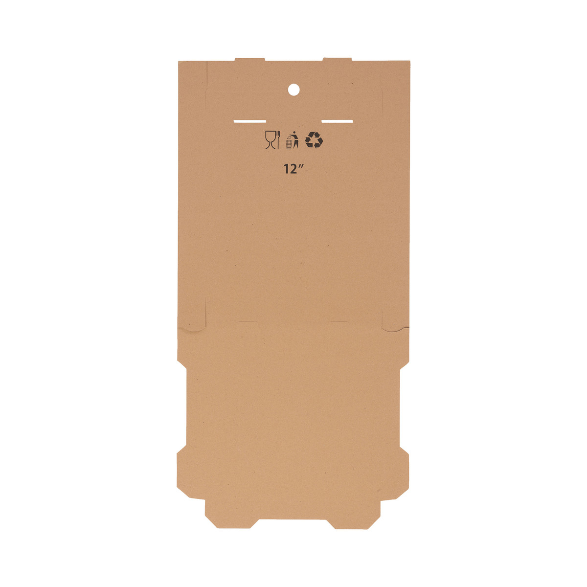 12 x 12 x 2in. - Kraft