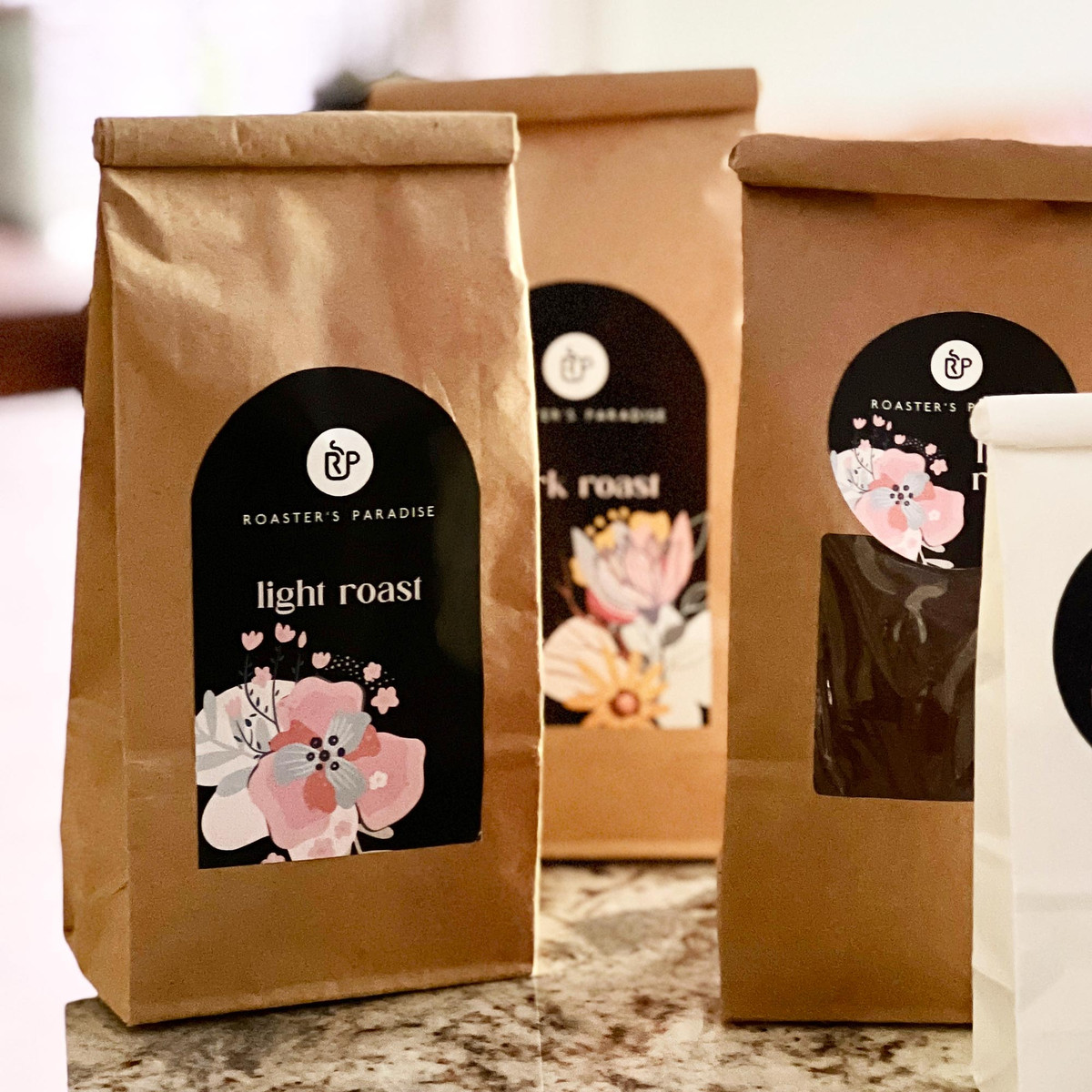 Image of Natural Coffee Bags with Tin Ties