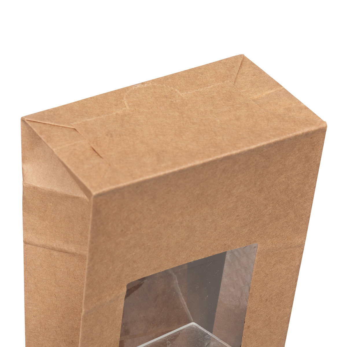 Image of Natural Coffee Bags with Windows & Tin Ties