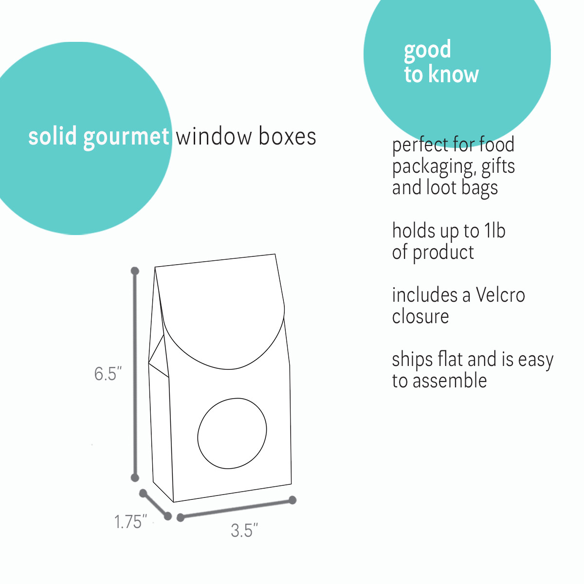Image of White Gourmet Window Boxes