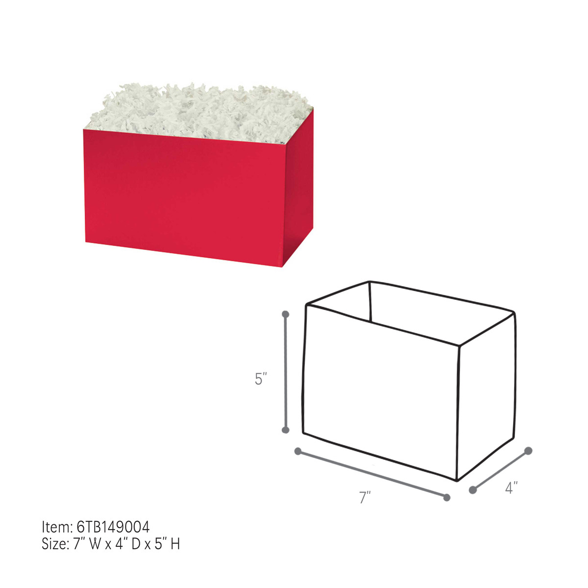 6.75 x 4 x 5in.