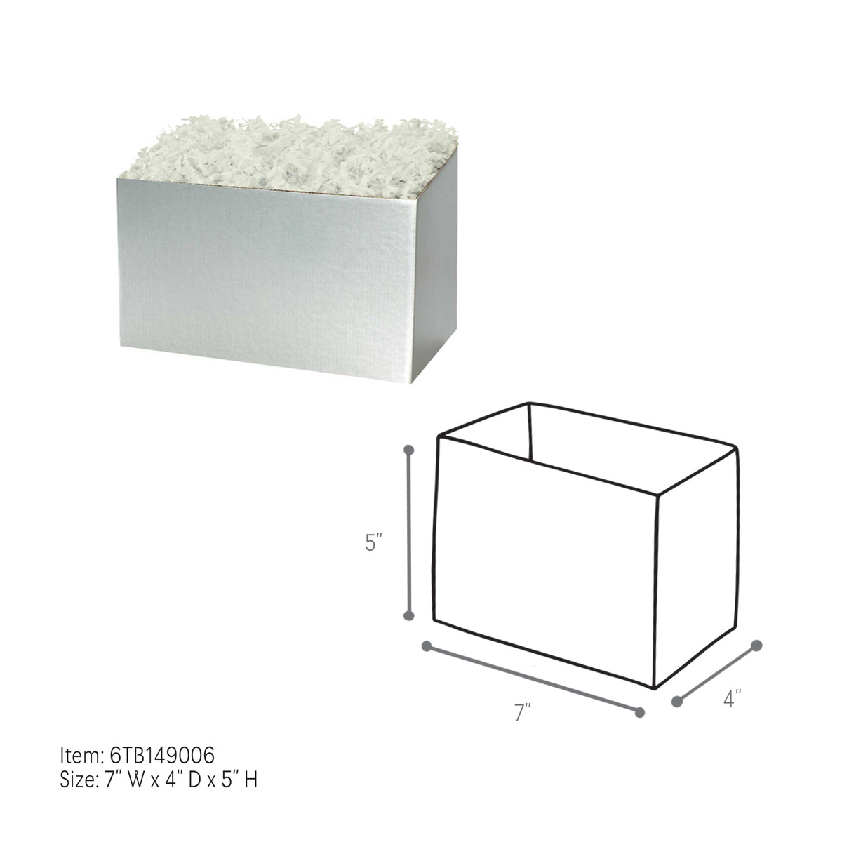 Image of Silver Basket Boxes