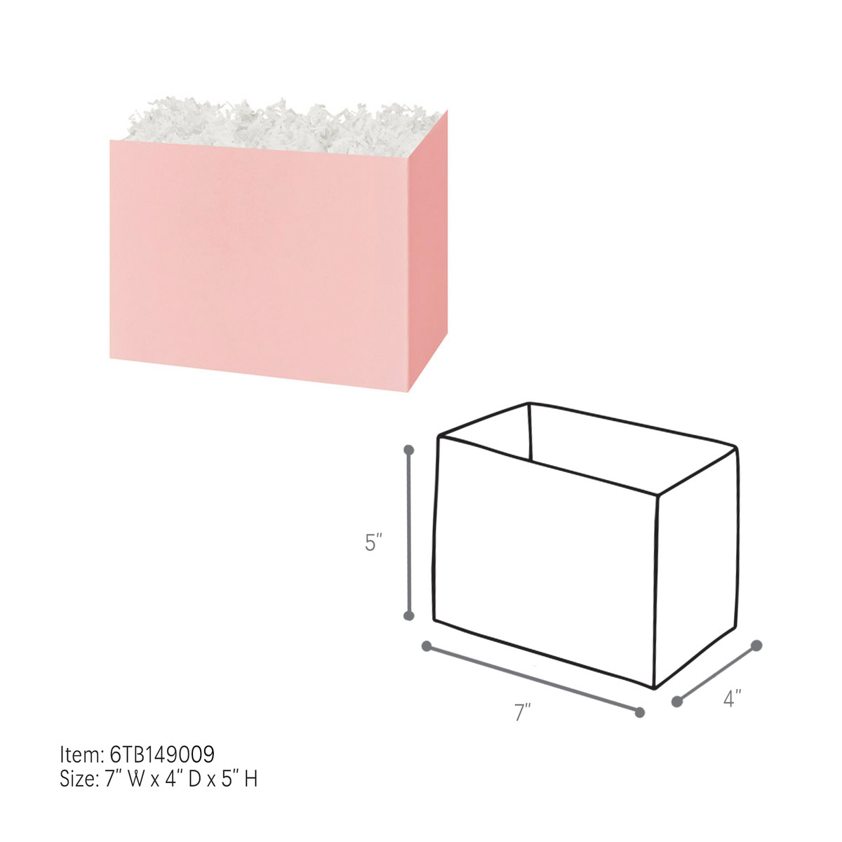 Image of Blush Basket Boxes