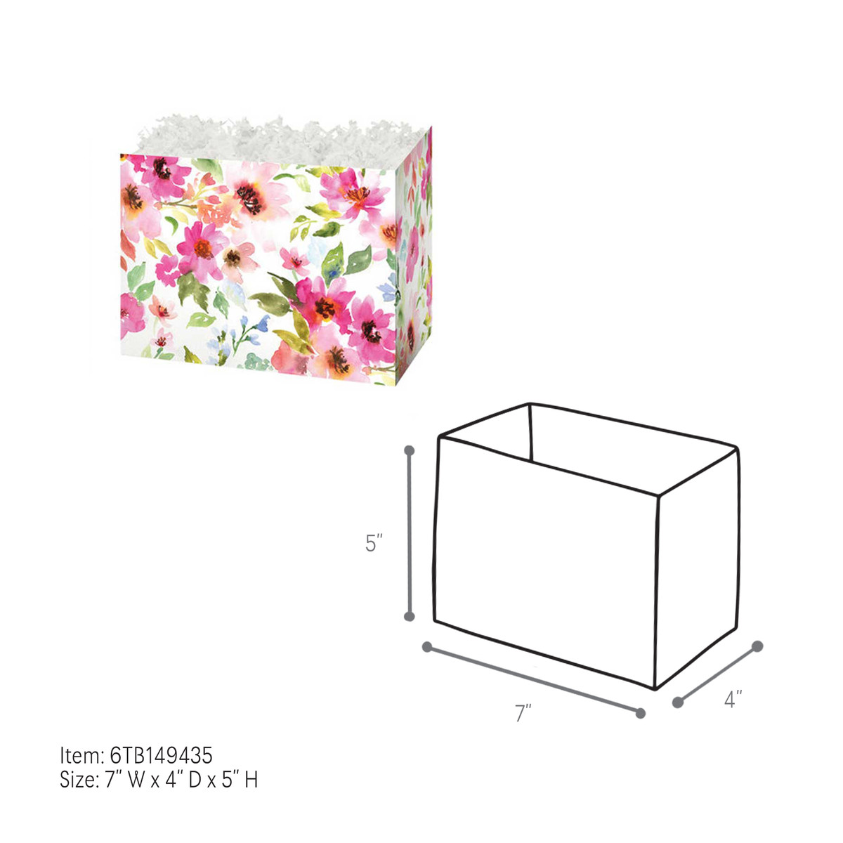 Image of Watercolor Basket Boxes