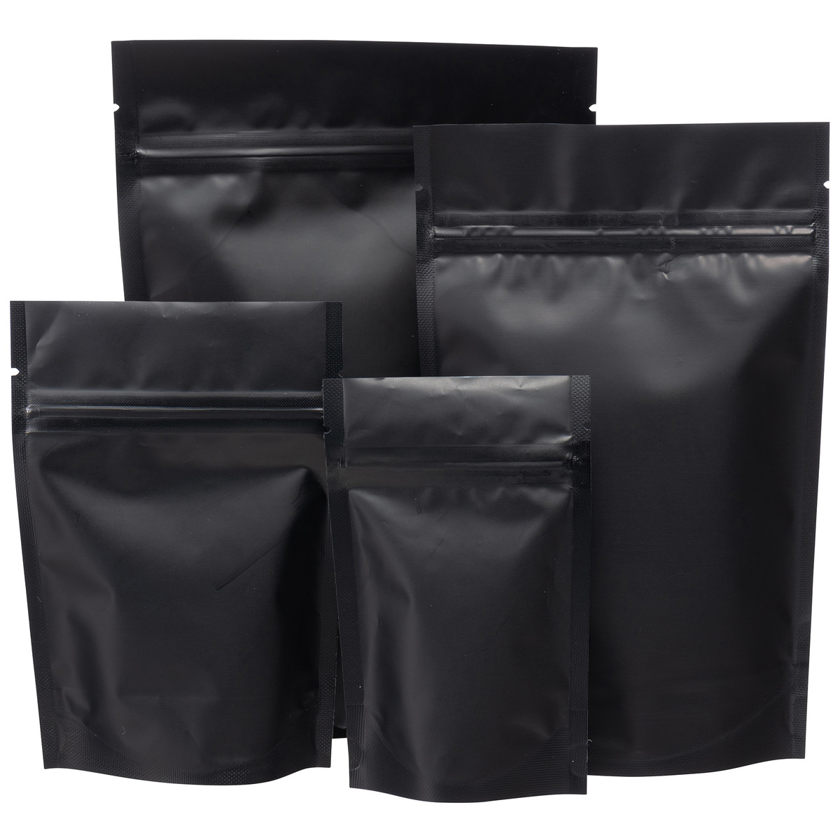Image of Black Stand Up Pouches Image of Black Stand Up Pouches