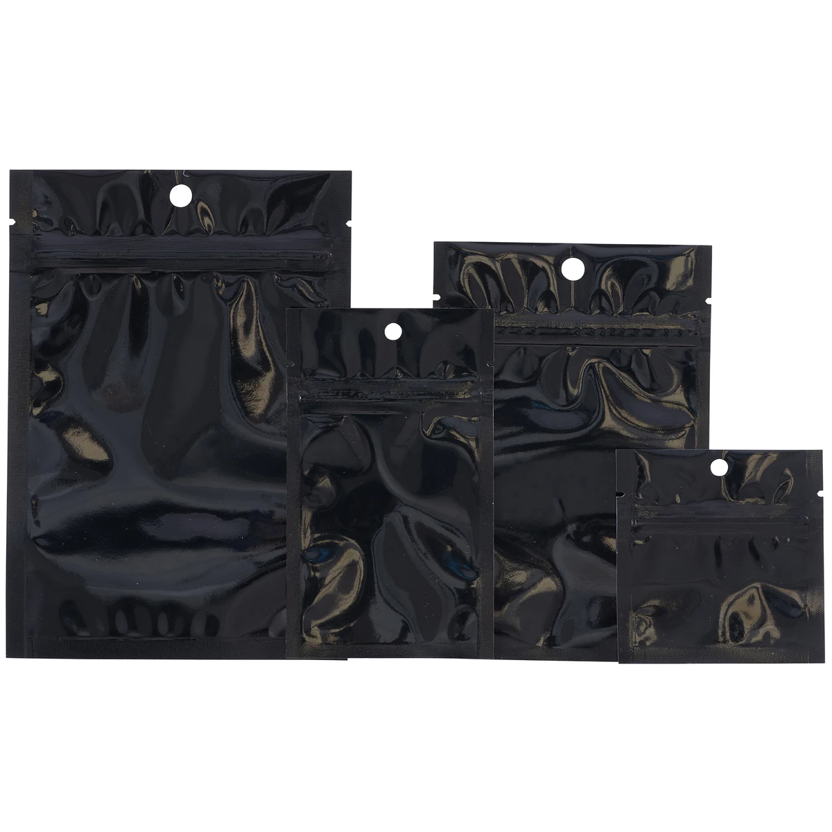 Image of Black Flat Pouches