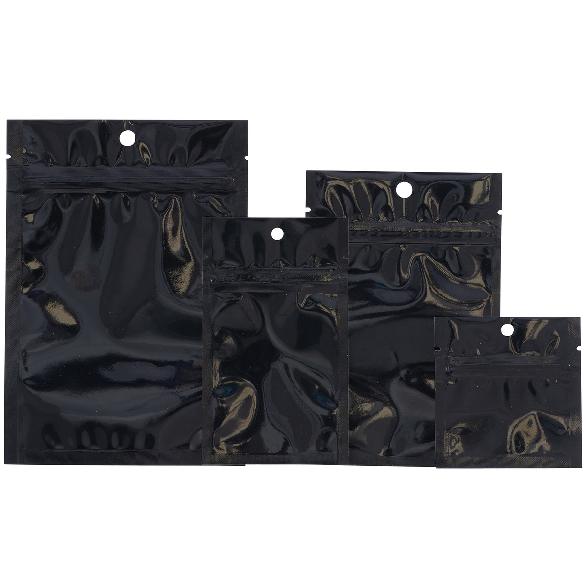 Image of Black Flat Pouches Image of Black Flat Pouches