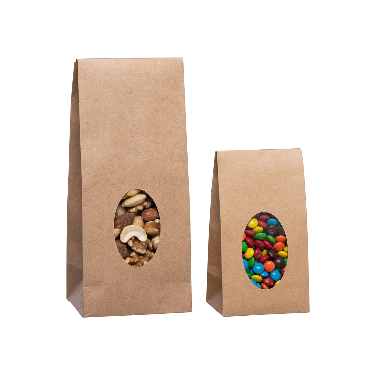 Image of Kraft Stand Up Candy Bags