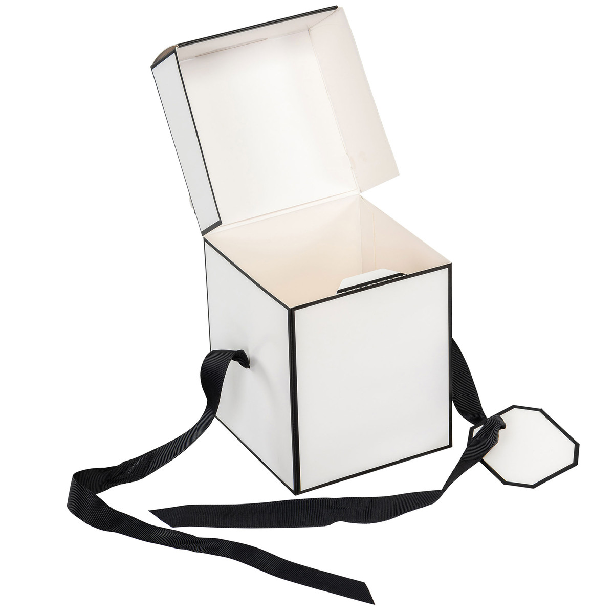 Image of White Flip Top Gift Boxes