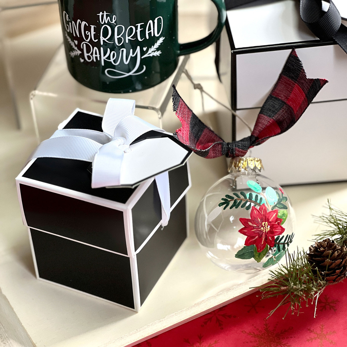Image of Black Flip Top Gift Boxes