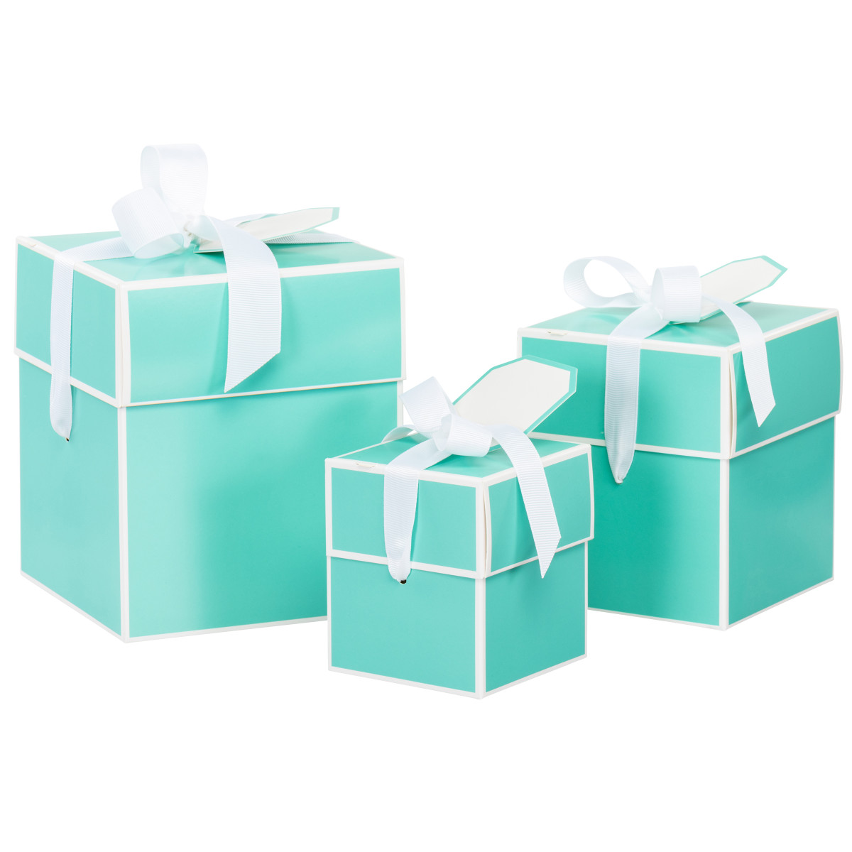 Image of Blue Flip Top Gift Boxes