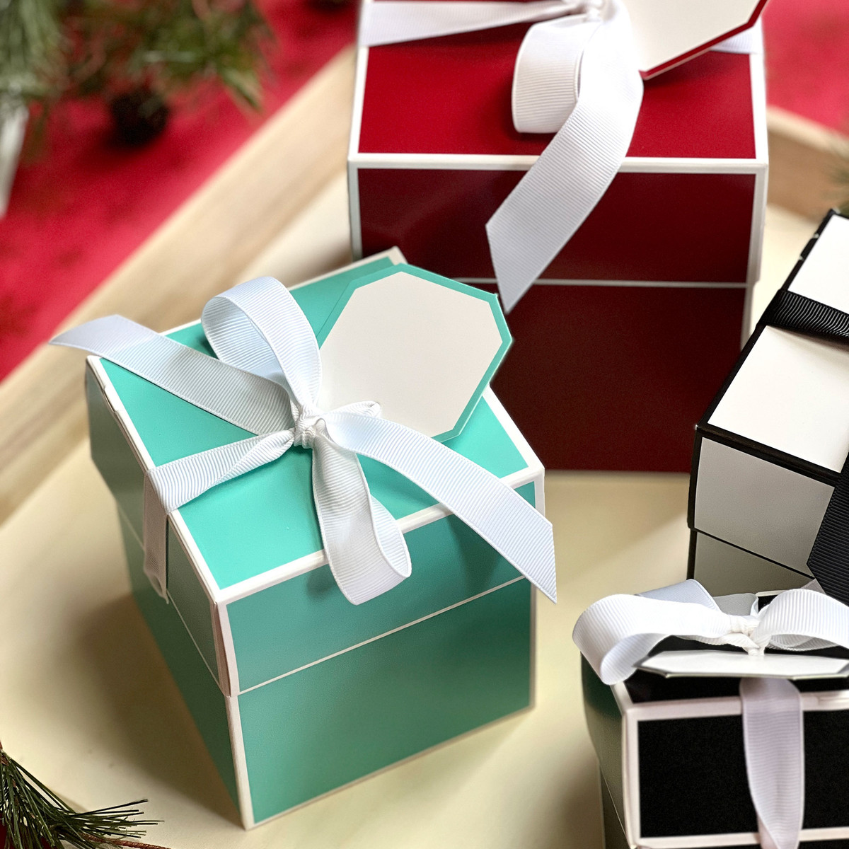 Image of Blue Flip Top Gift Boxes