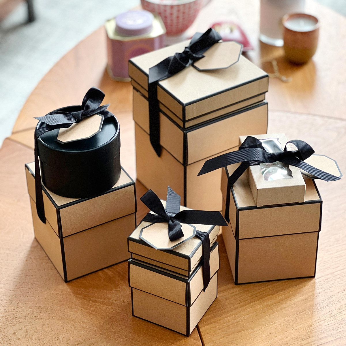 Image of Kraft Flip Top Gift Boxes