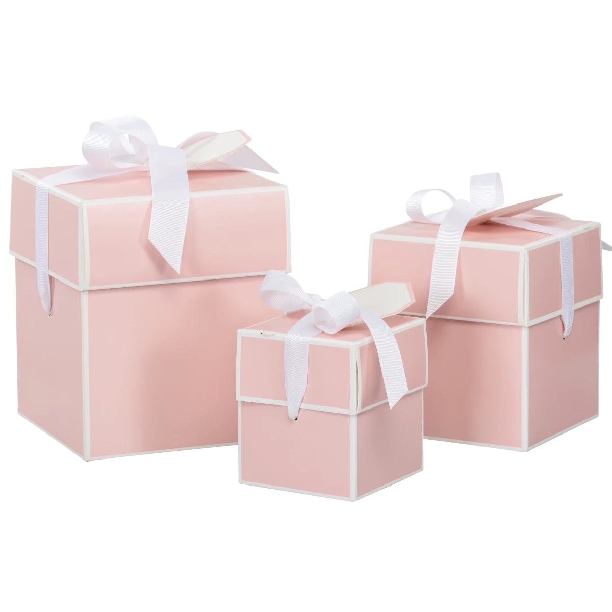 Image of Pink Flip Top Gift Boxes