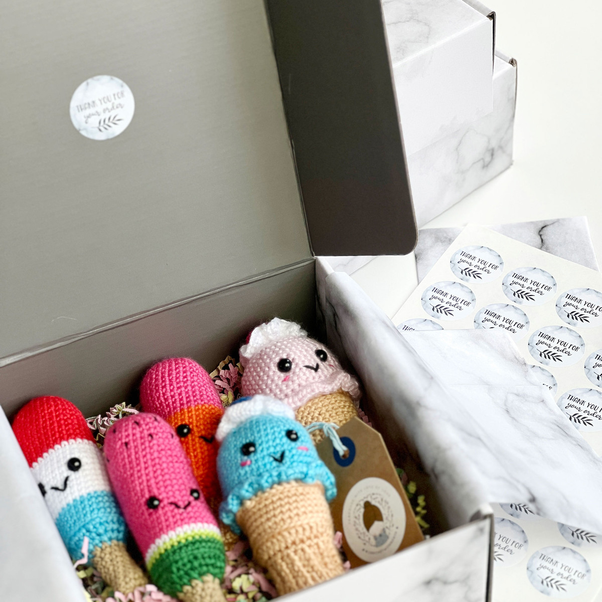 Image of Thank You Business Stickers