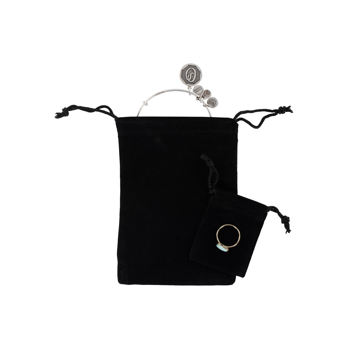 Image of Black Velveteen Pouches