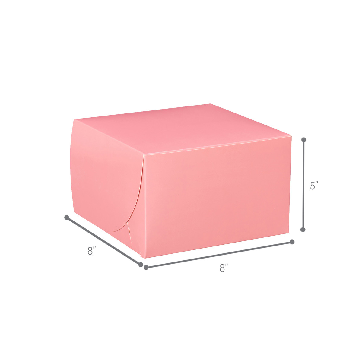 8 x 8 x 5in.