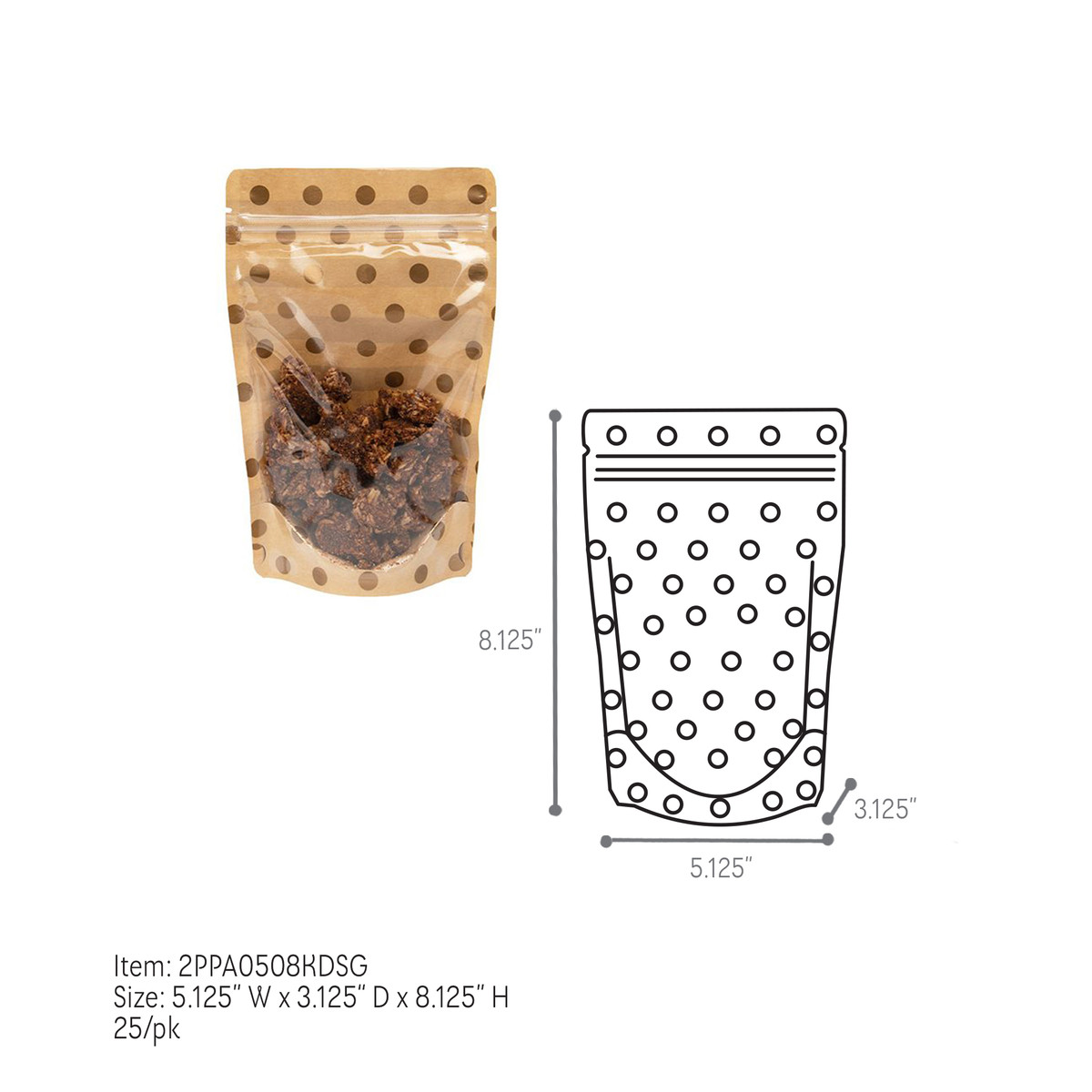Gold Dots & Stripes - 4oz