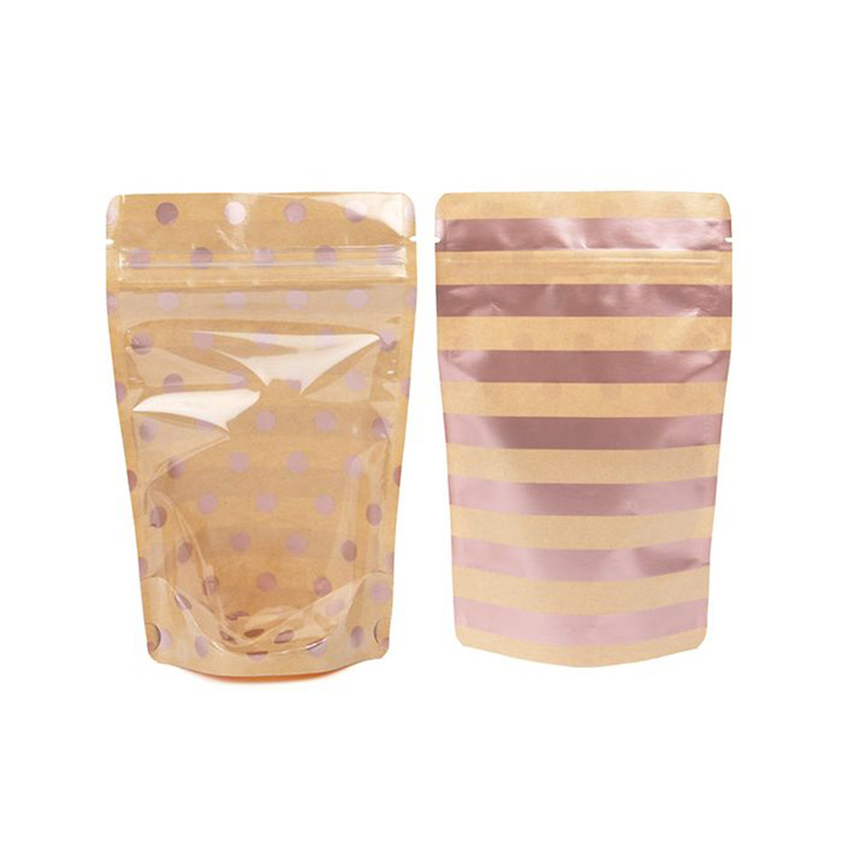 Rose Gold Dots & Stripes - 4oz