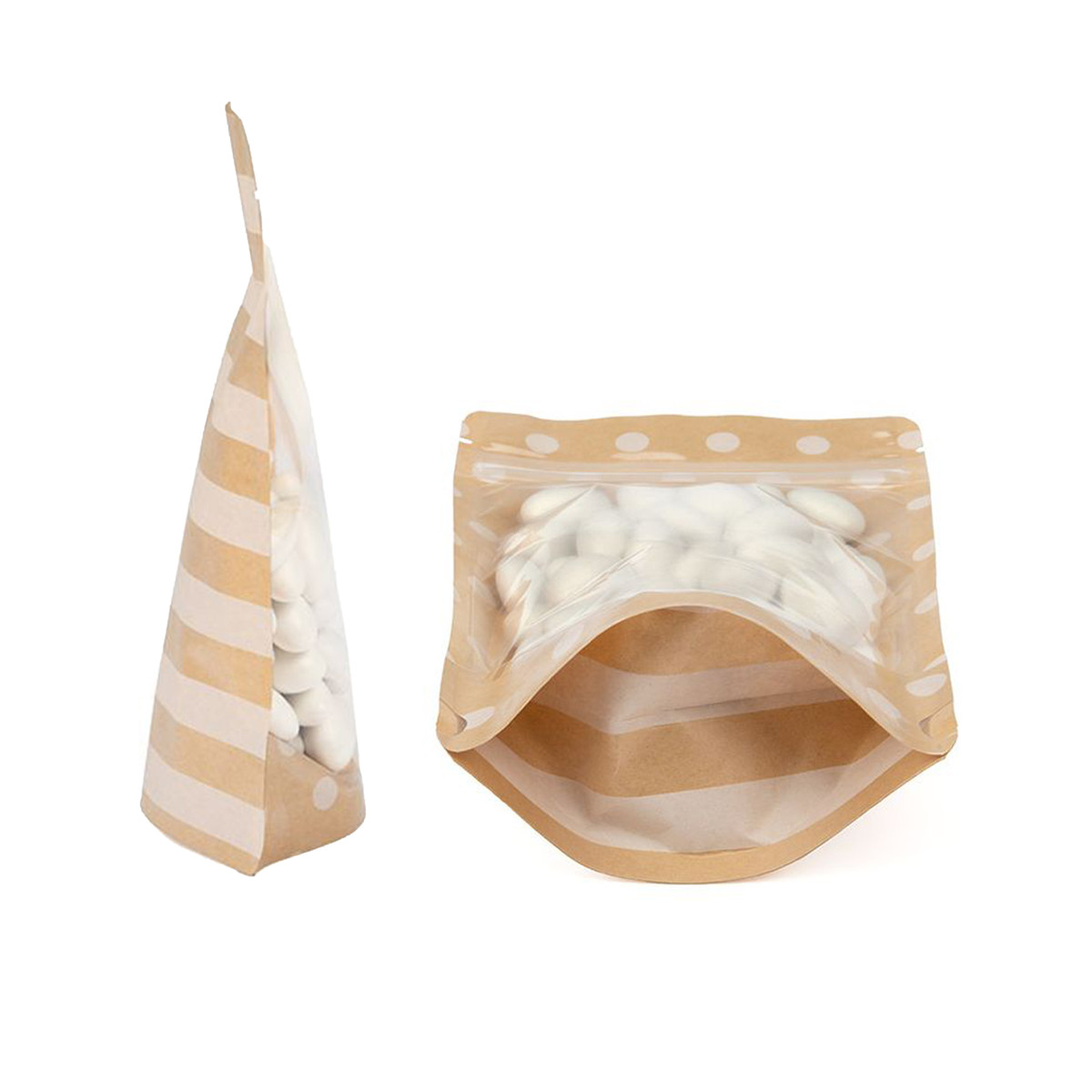 White Dots & Stripes