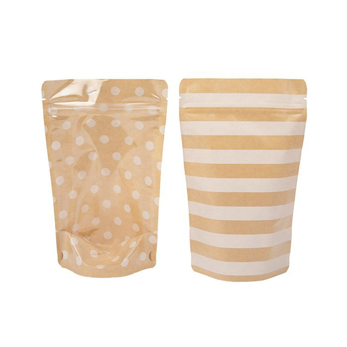 White Dots & Stripes