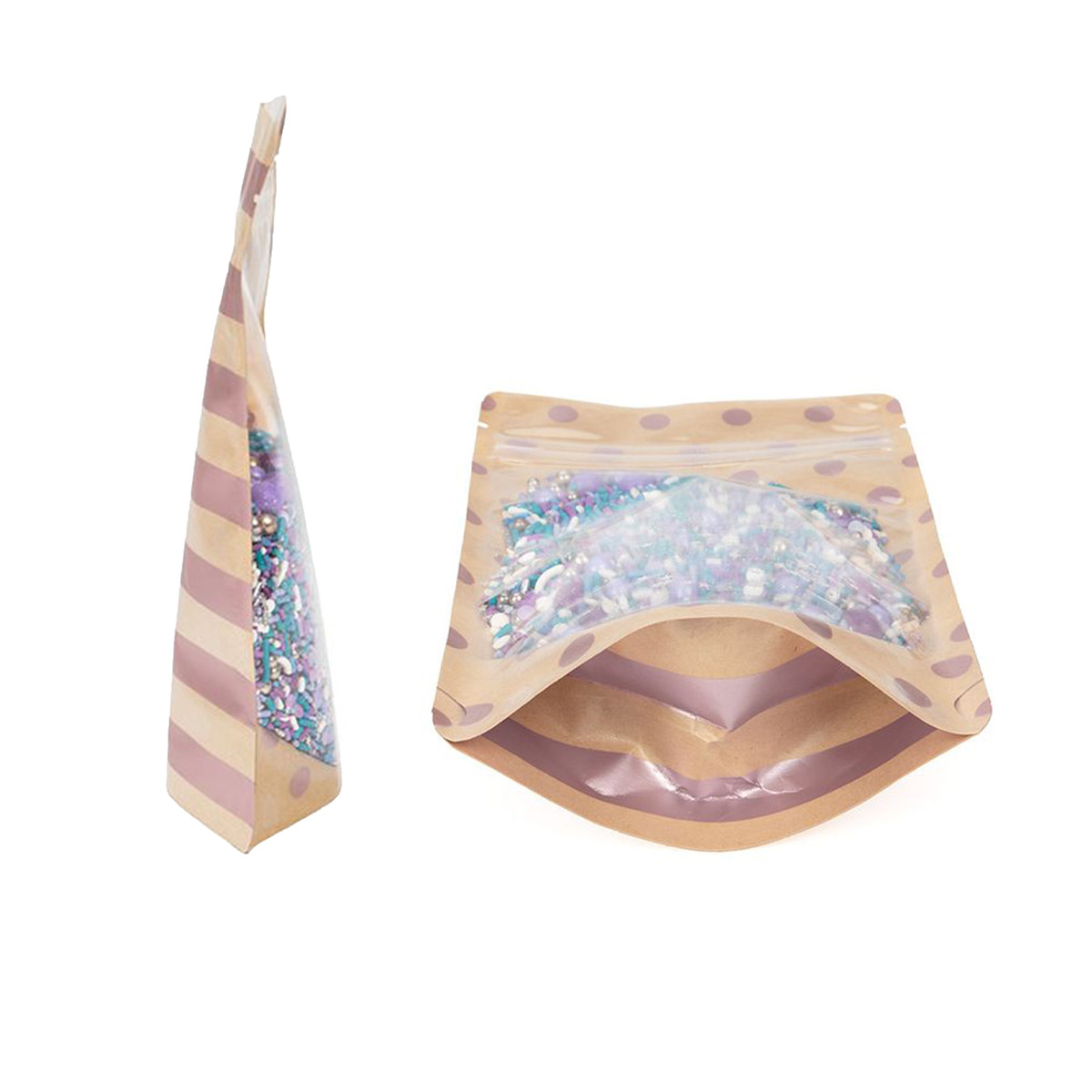 Rose Gold Dots & Stripes - 4oz