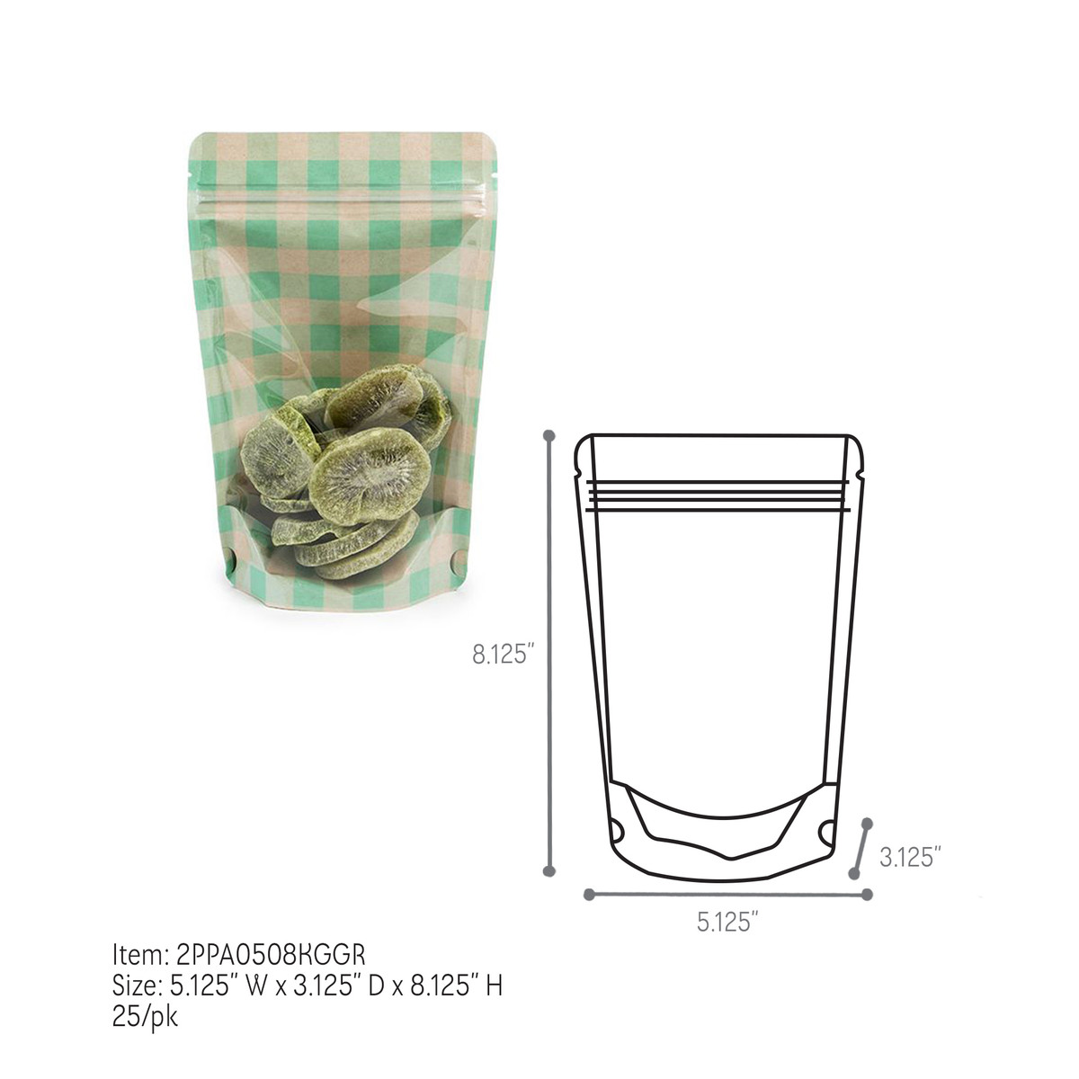 Green/Kraft - 4oz