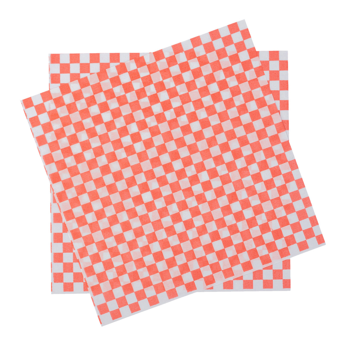 Red Checkered - 100pk - 12 x 12in.