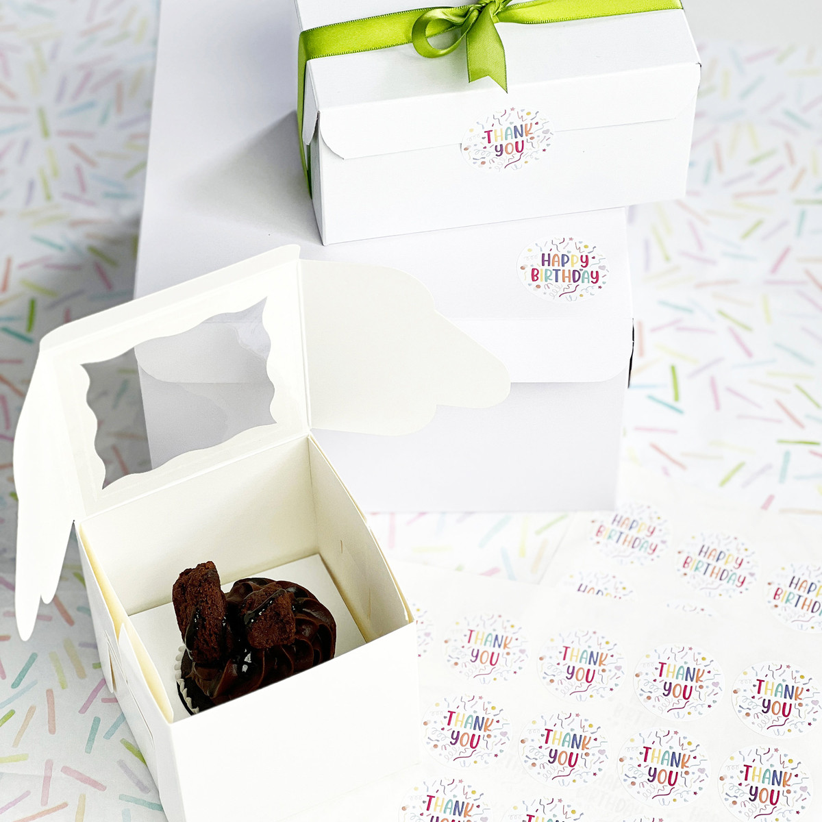 Pink Confetti - 1.5in.